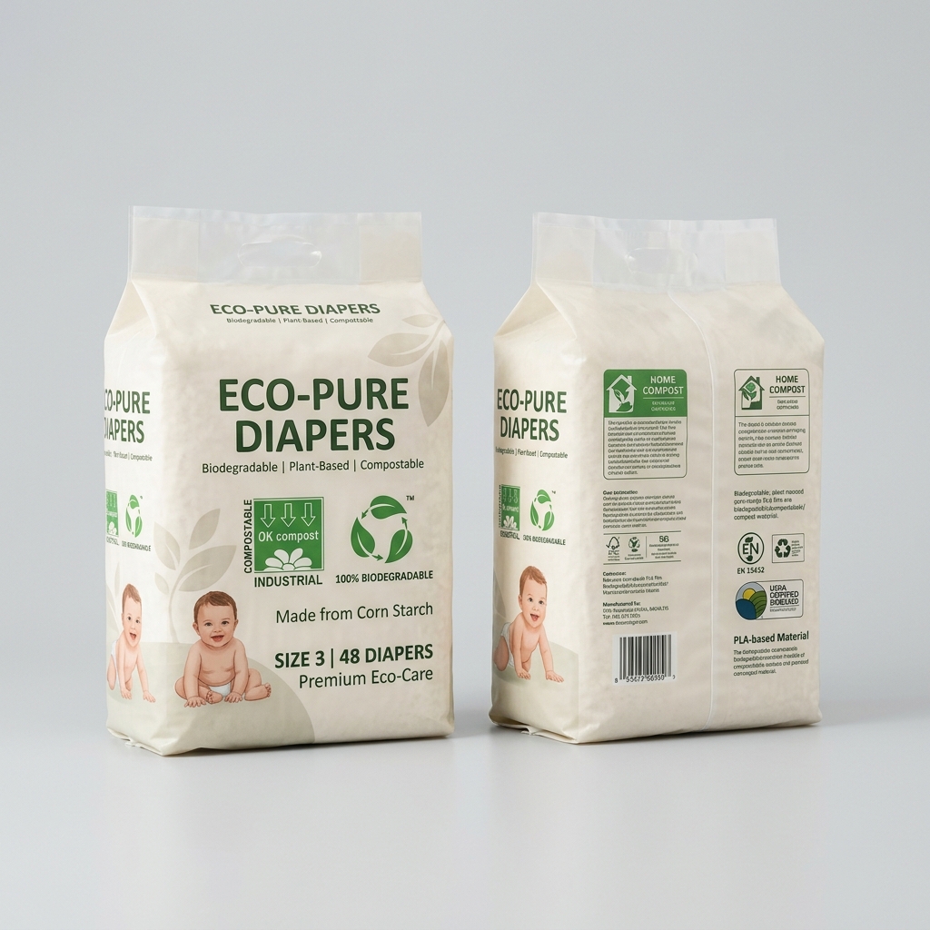 Private Label Diaper Packaging: Recyclable Polybags vs Biodegradable Paperboard Boxes for Retailers
