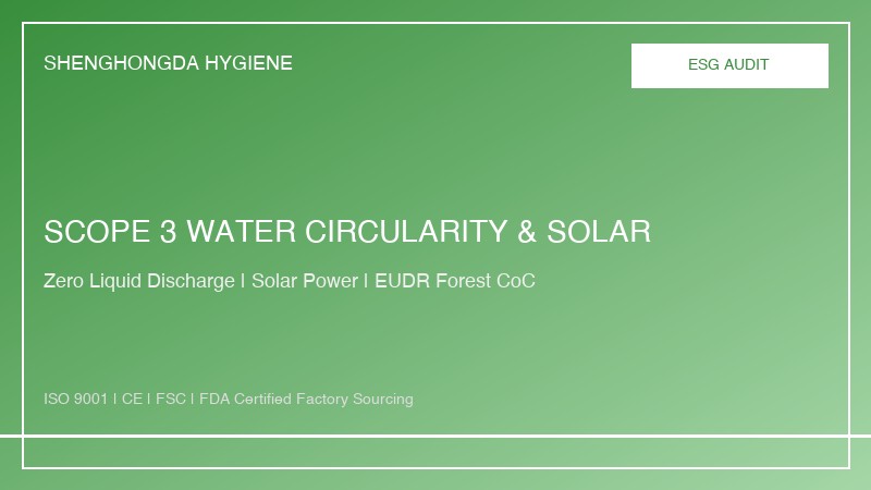 Scope 3 Water Circularity & Zero-Deforestation in Modern Nonwovens Manufacturing